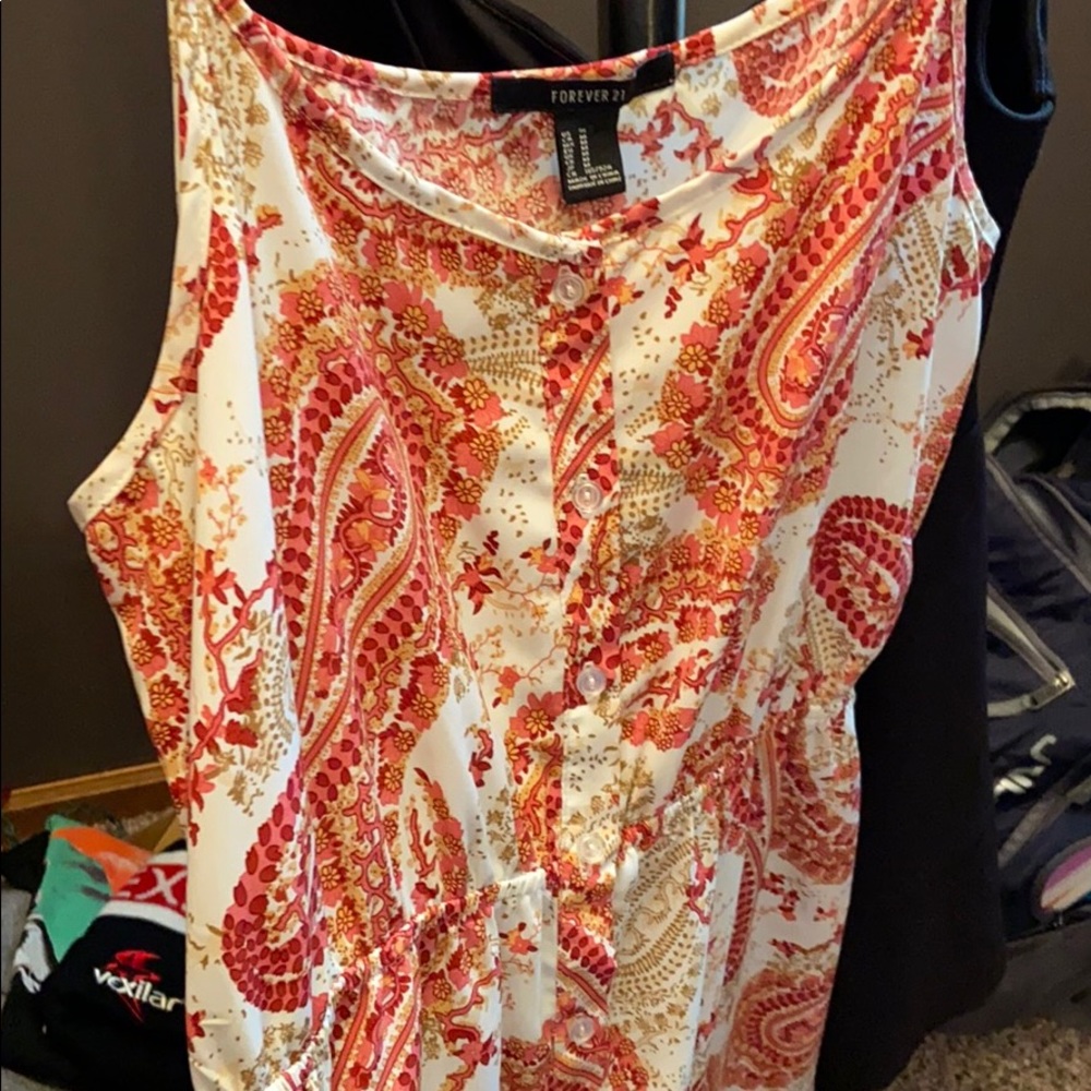 patterned spring dress